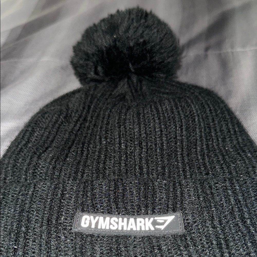 Gymshark Black Knit Beanie - Picture 2 of 3